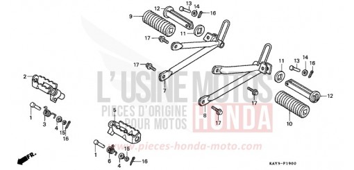 MARCHE NX125K de 1989